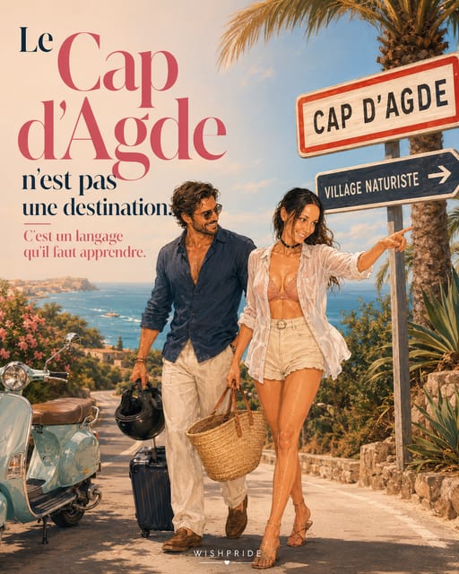 Le Cap d’Agde ne se résume pas à une destination : ce guide explique ses rythmes, ses quartiers, le naturisme, les soirées libertines et le consentement.