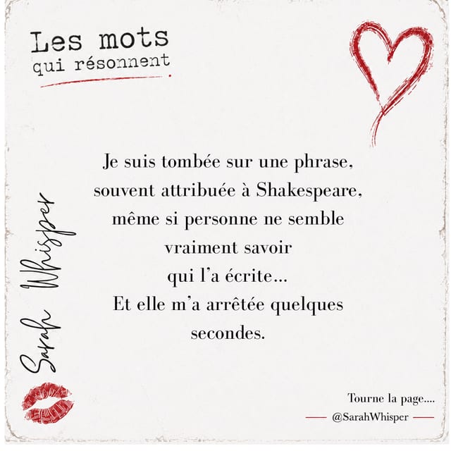 Des mots qui résonnent… ✨ Une phrase, quelques mots, et soudain l’esprit s’égare — image 1