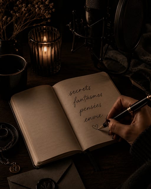 Partagez une histoire intime en toute discrétion avec Sarah Whisper. Des récits audio immersifs autour de l’amour, du pardon et de la résilience.