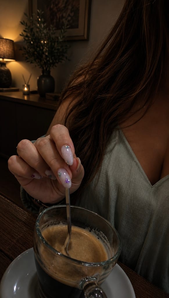 Petite pensée née ce matin, autour d’un café… ☕️ Mais je la dépose ici ce soir,